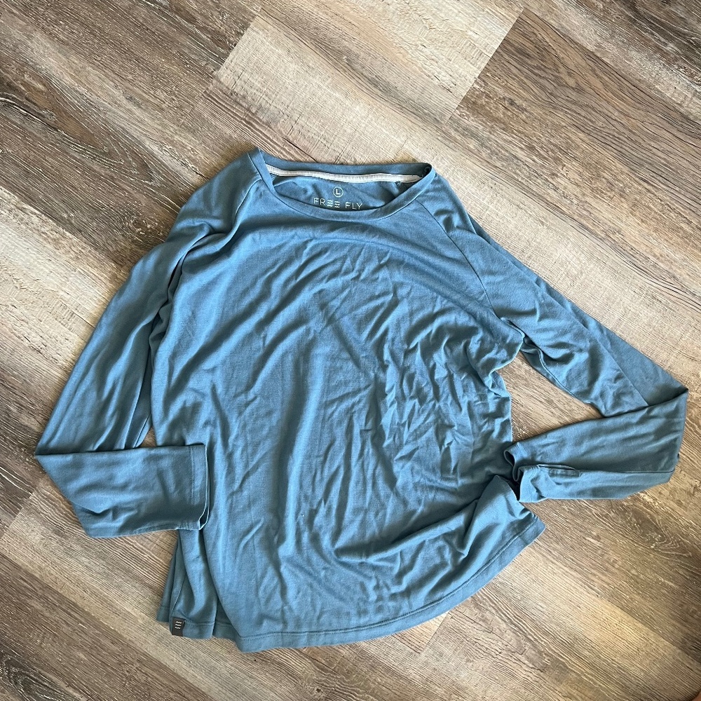Women's Bamboo Lightweight Long Sleeve size large